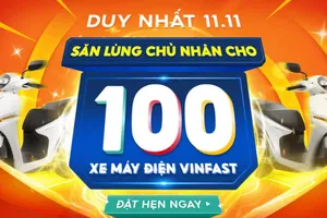 Shopee 11-11 hé lộ chuỗi livestream ‘khủng’ nhất năm cùng cơ hội trúng 100 xe máy VinFast