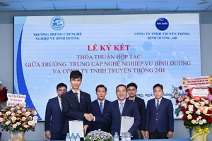 Bình Dương 24h ký kết hợp tác truyền thông với trường Trung cấp nghề Nghiệp vụ Bình Dương 