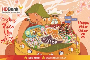 Bộ lịch HDBank 2025: 35 năm mùa xuân hành động, Tết Xanh vững bền