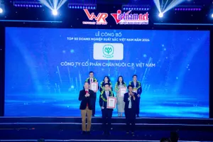 CP Việt Nam đạt Top 50 doanh nghiệp xuất sắc năm 2024