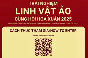 Trải nghiệm công nghệ AR cùng linh vật Đường hoa xuân Phú Mỹ Hưng
