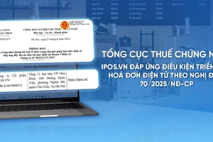 Máy tính tiền iPOS.vn đáp ứng đủ điều kiện triển khai hóa đơn điện tử