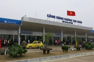 Máy bay chuyển hướng hạ cánh do hoạt động khai thác tại sân bay Thanh Hoá