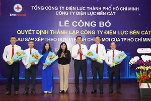 EVNHCMC công bố thành lập Công ty Điện lực Bến Cát sau sáp nhập