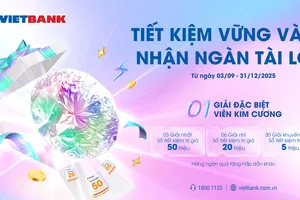 ‘Săn’ kim cương 5 tỷ đồng khi gửi tiết kiệm tại Vietbank