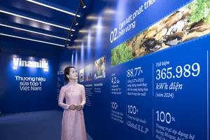 Vinamilk tạo điểm nhấn tại triển lãm thành tựu đất nước 80 năm