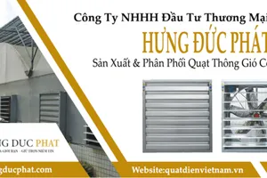 Quạt thông gió vuông công nghiệp: Giải pháp tối ưu cho nhà xưởng và trang trại