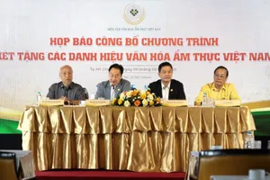 Lần đầu tiên xét tặng Danh hiệu Văn hóa Ẩm thực Việt Nam