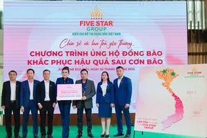 Five Star Group quyên góp 1 tỷ đồng hỗ trợ đồng bào vùng lũ