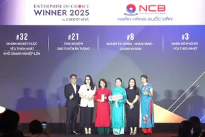 NCB được vinh danh Top 'Doanh nghiệp được yêu thích 2025'