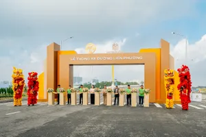Thông xe đường Liên Phường, kết nối giao thông cửa ngõ phía Đông TP.HCM