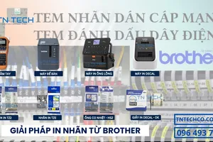 Trần Nguyễn Technology chuyên phân phối máy in nhãn Brother chính hãng, uy tín 