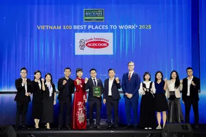 Acecook Việt Nam 10 năm liên tiếp vào ‘Top 100 Nơi Làm Việc Tốt Nhất Việt Nam’