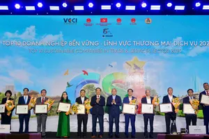 AEON Việt Nam 3 năm liền vào Top 3 doanh nghiệp bền vững ngành thương mại, dịch vụ