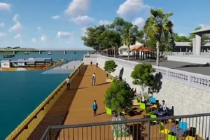 Tranh luận việc lát gỗ lim ven sông Hương