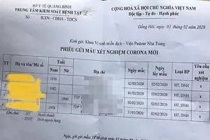 Quảng Bình cách ly 4 người nghi nhiễm Corona 