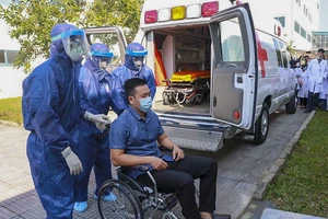 Bệnh viện Trung ương Huế diễn tập phòng, chống dịch Corona vào ngày 2-2-2020.