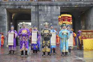 Tái hiện lễ ban lịch của triều Nguyễn
