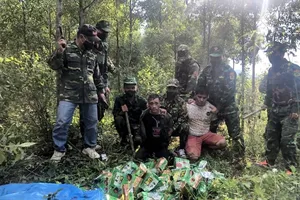 Bắt giữ 3 người vận chuyển 46 kg ma túy đá