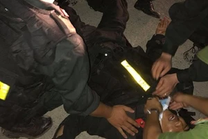 5 công an bị thương khi bảo vệ vận chuyển thiết bị điện gió