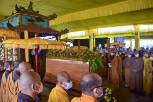 Lễ trà tỳ Thiền sư Thích Nhất Hạnh thực hiện trang nghiêm