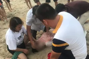 Quảng Trị: Chiến sĩ công an cứu sống 1 người đuối nước 