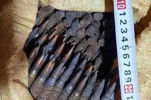 Người đàn ông tàng trữ thuốc nổ và 200 viên đạn trong vườn 