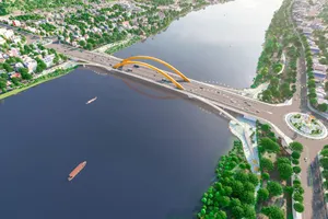 Khởi công dự án cầu vượt 2.281 tỉ đồng qua sông Hương