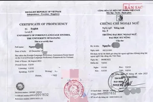 Dùng chứng chỉ ngoại ngữ giả, 1 hướng dẫn viên bị thu hồi thẻ
