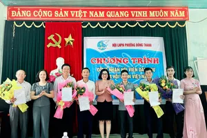 Quảng Trị: 6 nam giới trở thành hội viên danh dự của Hội liên hiệp Phụ nữ