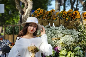 Bạn trẻ xứ Huế bắt trend 'mùa thu Hà Nội'