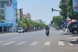 TP Đông Hà vắng bóng người vì nắng nóng kỷ lục