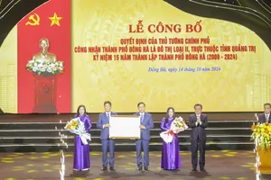 TP Đông Hà được công nhận là đô thị loại II