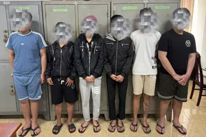 Bắt giữ 6 thanh niên chặn đường cưỡng đoạt 60.000 đồng