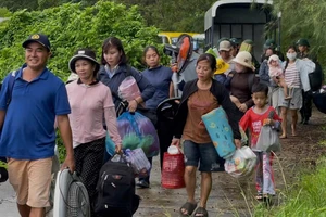 Bão số 10: Đảo Cồn Cỏ đã sơ tán gần 200 người vào hầm trú ẩn