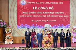 PGS.TS Đoàn Đức Lương tiếp tục giữ chức Hiệu trưởng Trường Đại học Luật, Đại học Huế