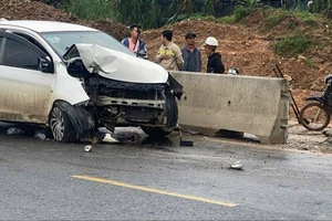 Xe con gặp nạn trên cao tốc La Sơn - Hòa Liên, bé trai 9 tháng tuổi tử vong