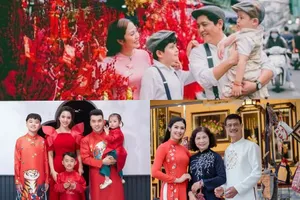 Nghệ sĩ Việt khoe ảnh đoàn viên bên gia đình mừng xuân Nhâm Dần
