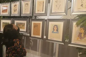 Triển lãm bên chiến hào - những bức ký hoạ đầy tính lịch sử của Huỳnh Phương Đông