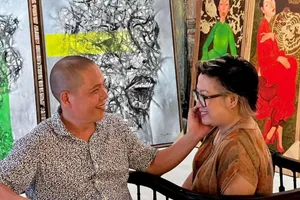 An, Huy- đôi uyên ương chắp cánh cùng nhau trên bầu trời hội họa