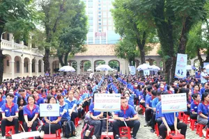 Tuổi trẻ thành phố mang tên Bác ra quân tiếp sức mùa thi 2023