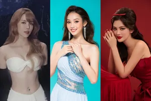 Thiều Bảo Trâm khoe vòng eo 'con kiến'; Dàn thí sinh xinh đẹp của Miss Earth Vietnam 2023