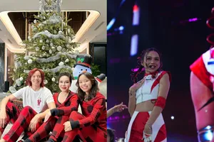 Việt Hương, Thùy Tiên... tưng bừng đón giáng sinh; Tân binh Giana trình diễn trước hơn 50.000 khán giả