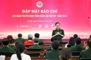 Hơn 400 tác phẩm tranh giải tại Liên hoan truyền hình toàn quân ở Thái Nguyên