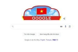 Google Doodle chào mừng Ngày Quốc khánh Việt Nam 2-9