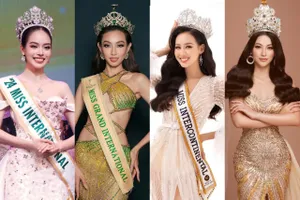 Những màn ứng xử ấn tượng của Hoa hậu Thanh Thủy và các hoa hậu tại đấu trường quốc tế