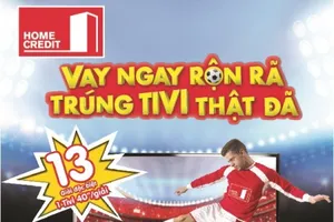 Trúng Tivi 40 inch xem Euro Cup cùng Home Credit