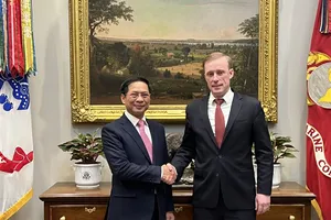 Bộ trưởng Ngoại giao Bùi Thanh Sơn gặp Cố vấn An ninh quốc gia Jake Sullivan tại Hoa Kỳ