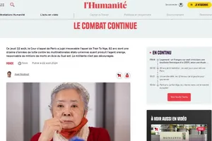 Dư luận Pháp ủng hộ bà Trần Tố Nga trong vụ kiện 14 tập đoàn hóa chất Mỹ 