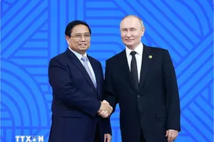 Thủ tướng Phạm Minh Chính dự lễ đón, chiêu đãi do Tổng thống Nga Vladimir Putin chủ trì